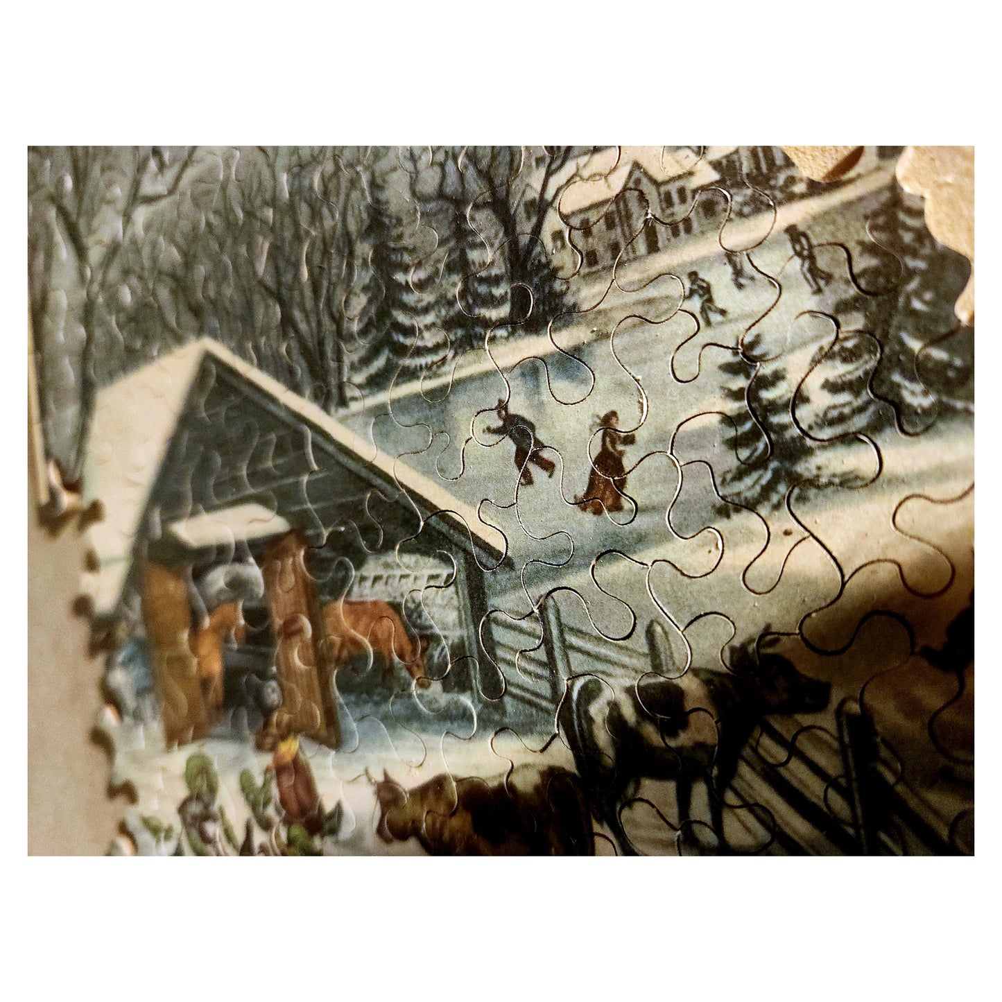 1012-55 Winter in The Country - Charles Hart, 1870