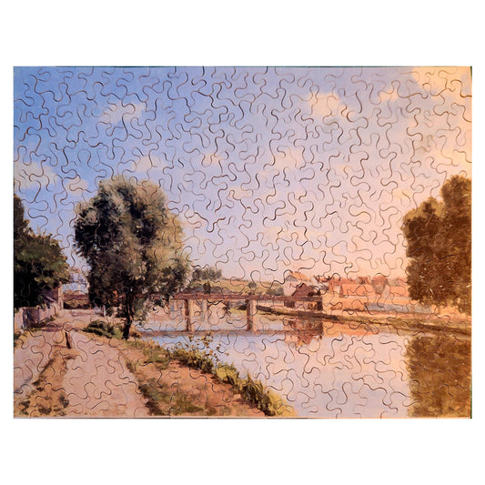 1013-106  Le Pont Du Chemin De Fer, Pontoise - Camille Pissaro 1873