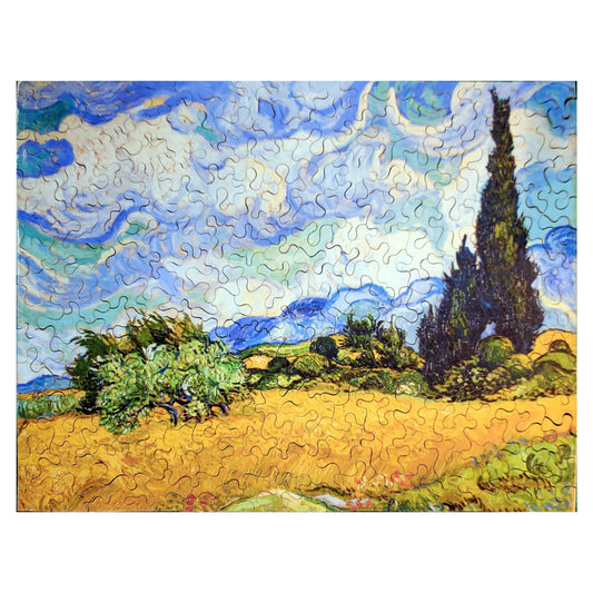 1013-113 Wheat Field with Cypresses - Vincent Van Gogh 1889