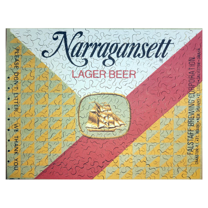 1013-125 Narragansett Beer Label