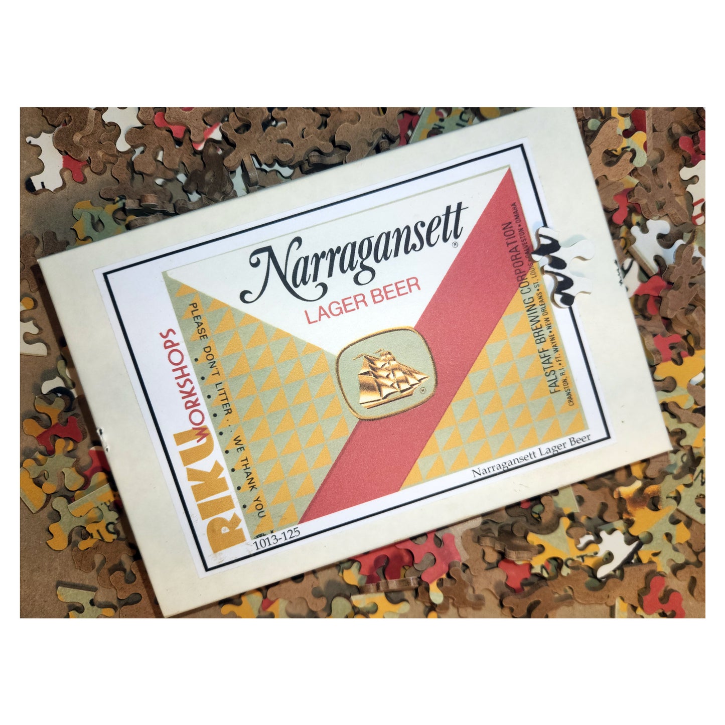 1013-125 Narragansett Beer Label