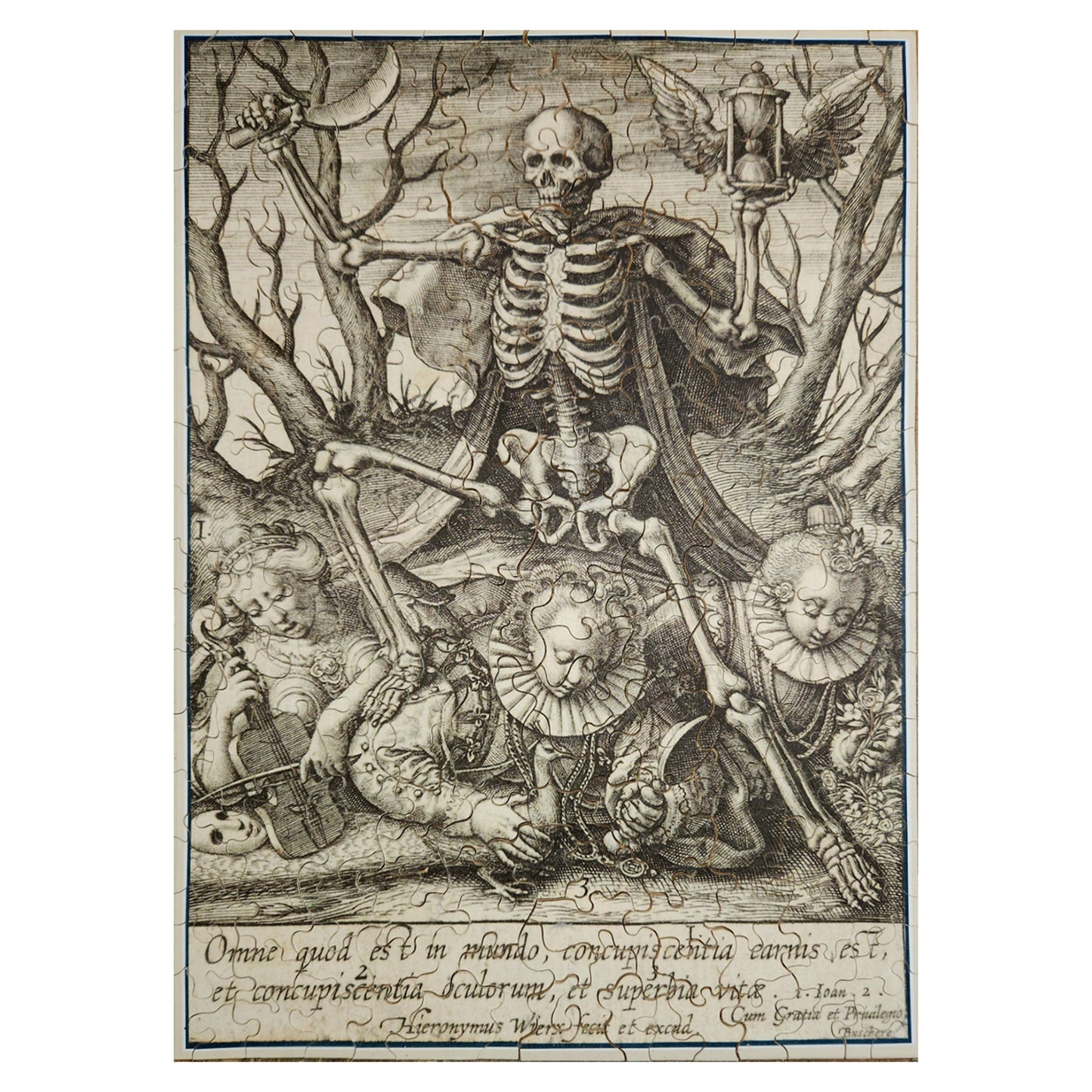 1014-11 Allegory of Impermanence - Hieronymus Wierix