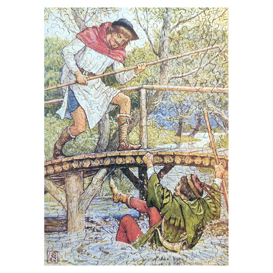 1014-264 Robin Hood and Little John - Walter Crane