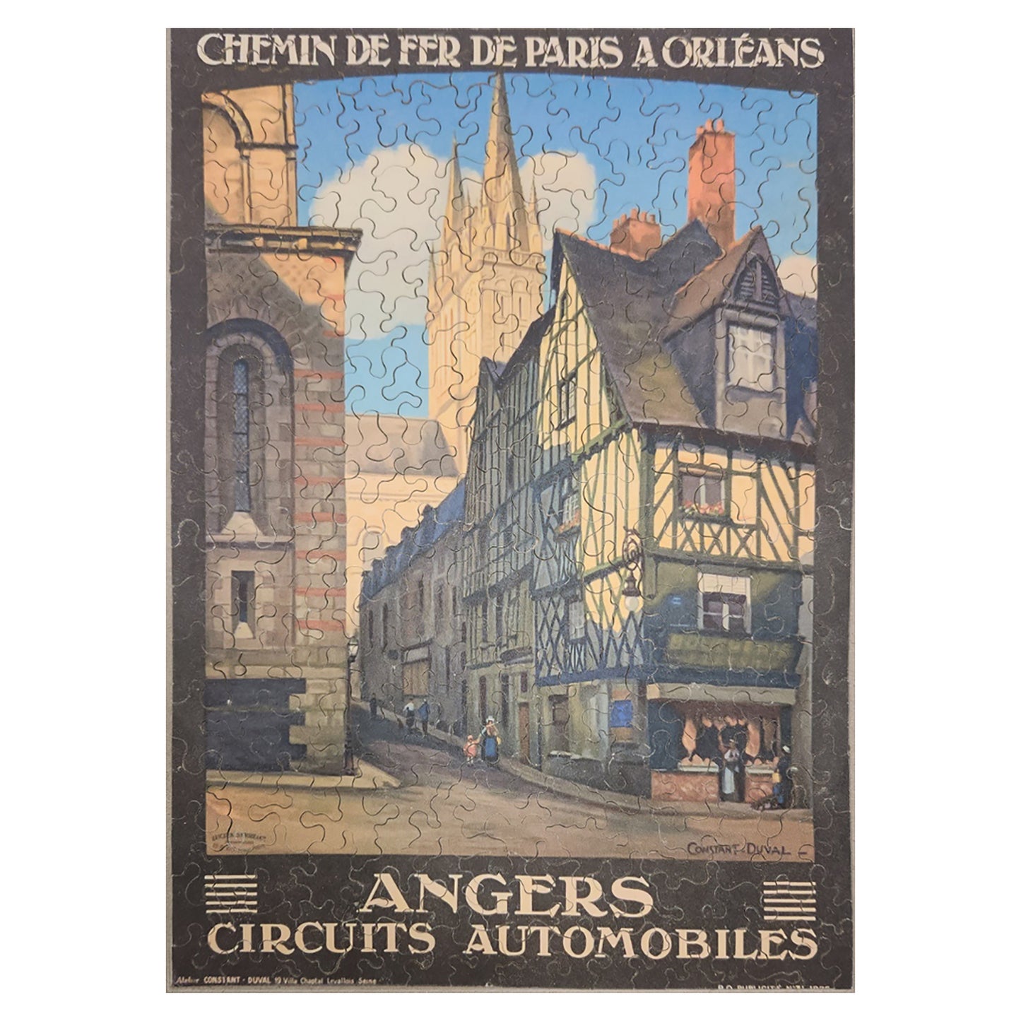 1014-82 Chemin De Fers De Paris A Orleans - Angers Circuits Automobiles