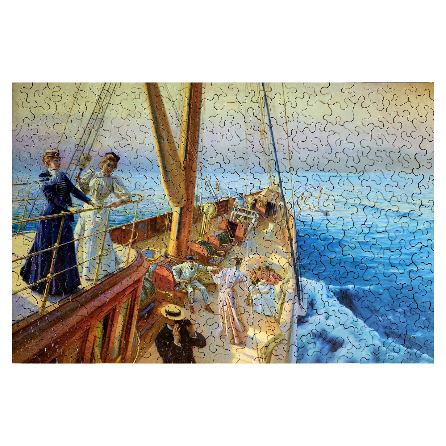 1015-191 Yachting in The Mediterranean, 1896 - Julius Leblanc Stewart