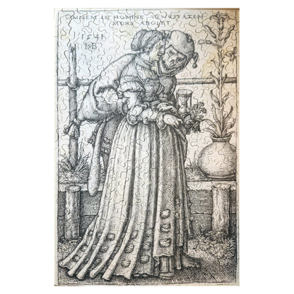 1015-82 Death and a Woman, 1547 - Hans Sebold Beham