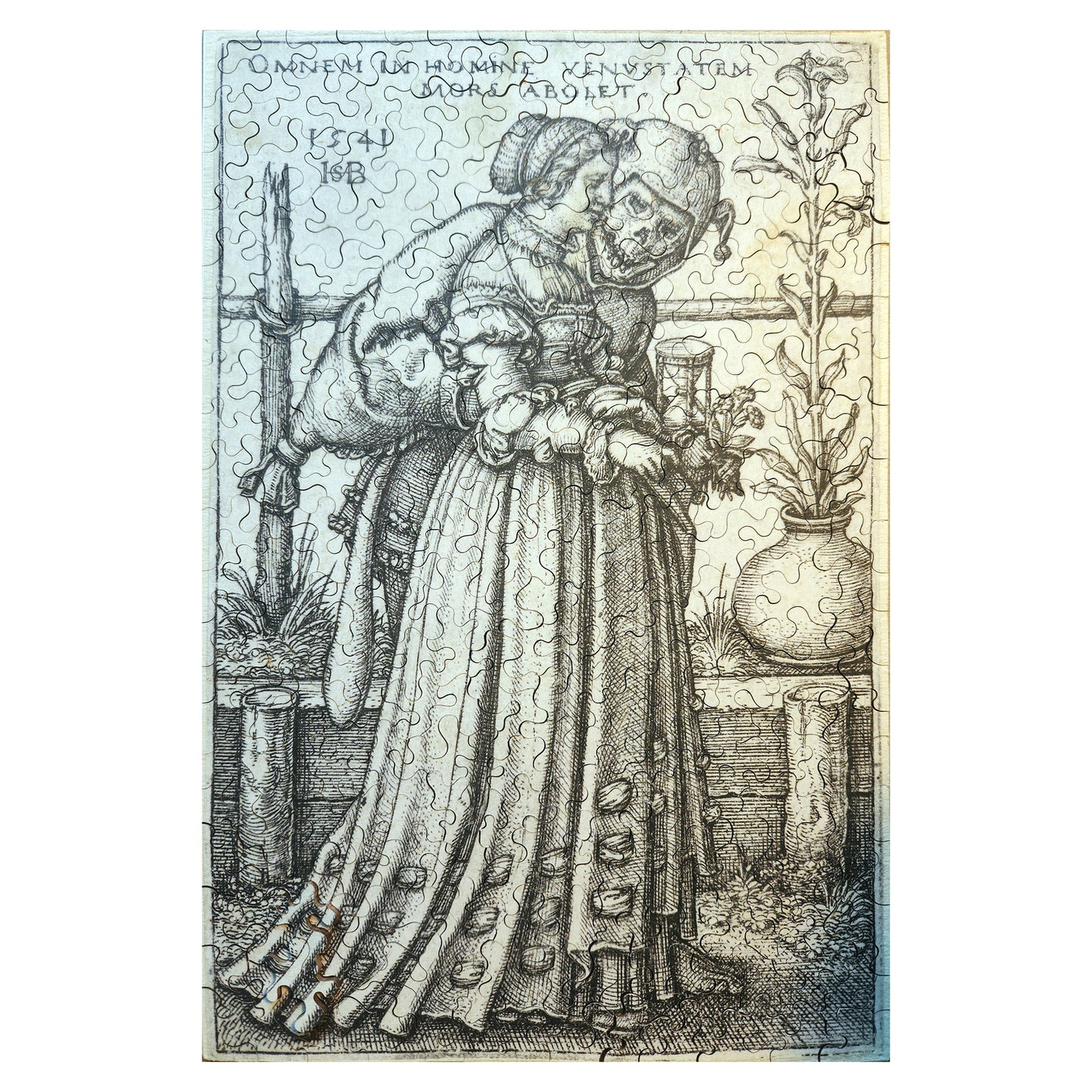 1015-82 Death and a Woman, 1547 - Hans Sebold Beham