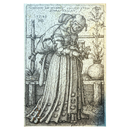 1015-82 Death and a Woman, 1547 - Hans Sebold Beham