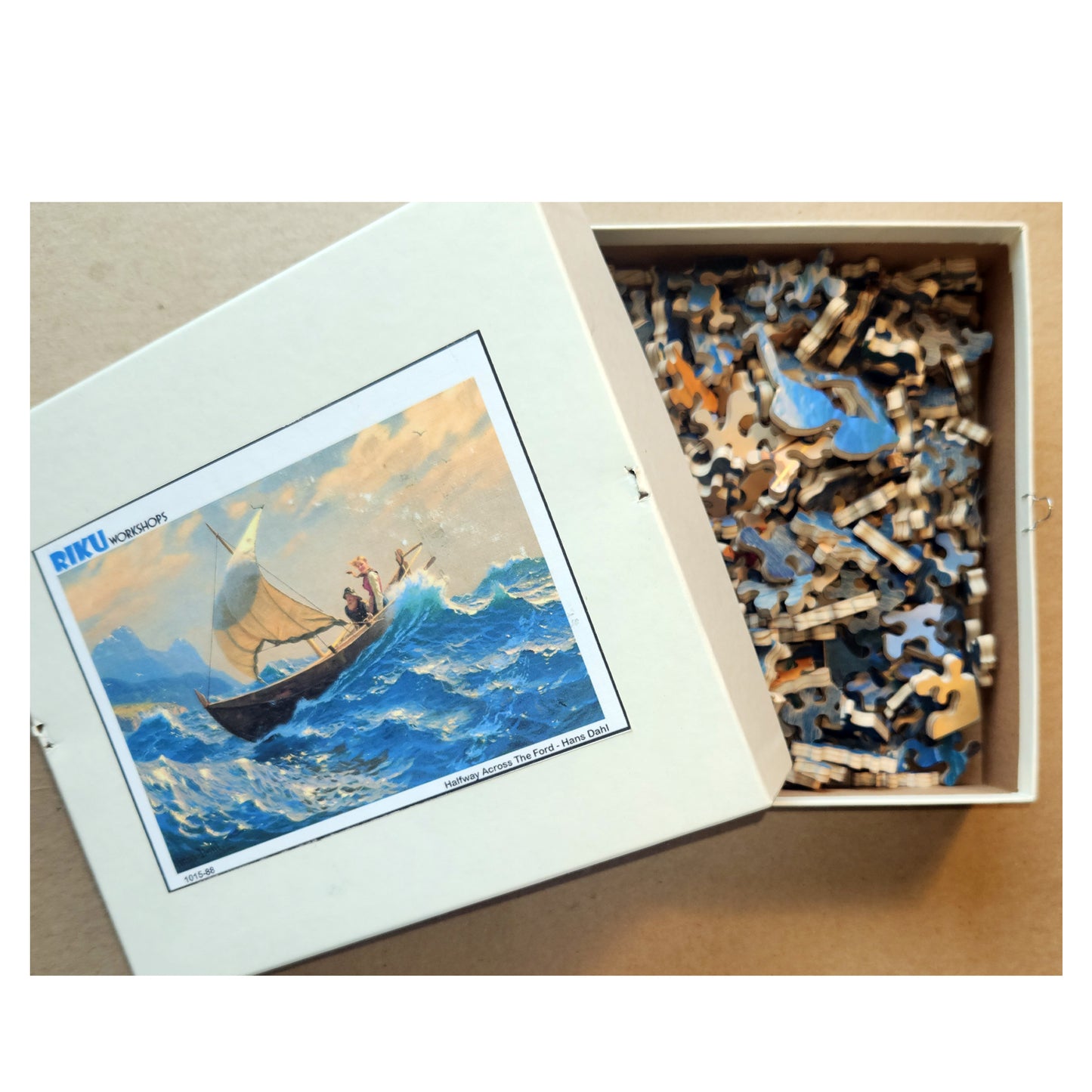 1015-88 Halfway Across The Fjord, 1881 - Hans Dahl