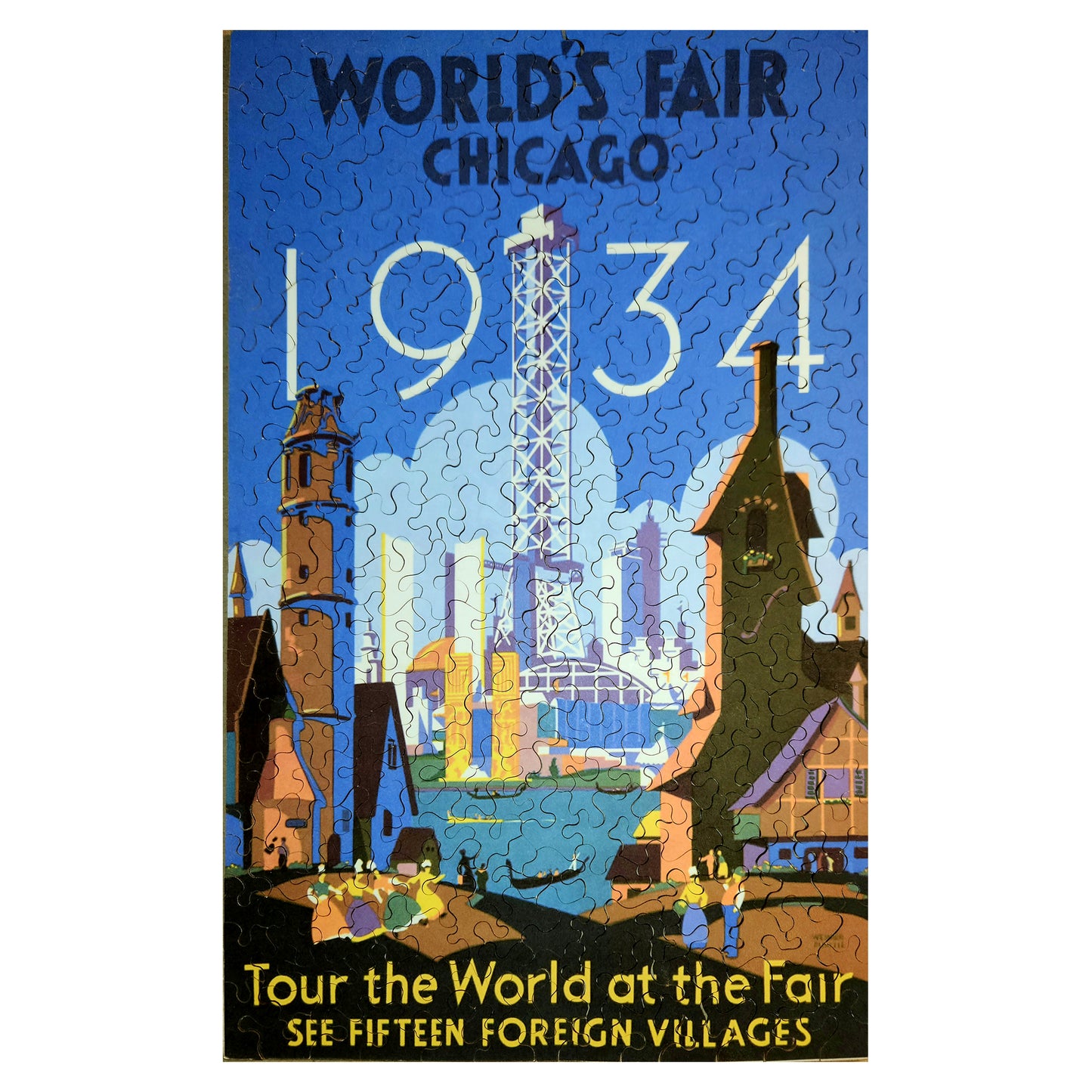 1016-101 World's Fair Chicago 1934 - 15 Foreign Villages
