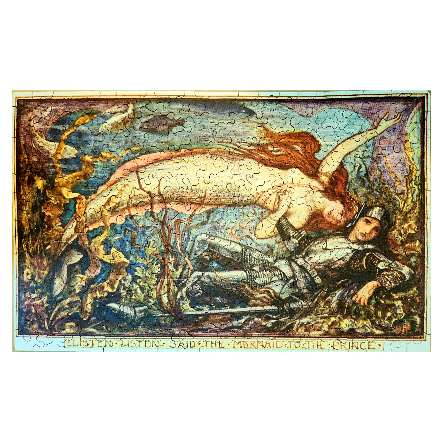 1016-197 'Listen, Listen, Said the Mermaid to the Prince' - H.J. Ford, 1904