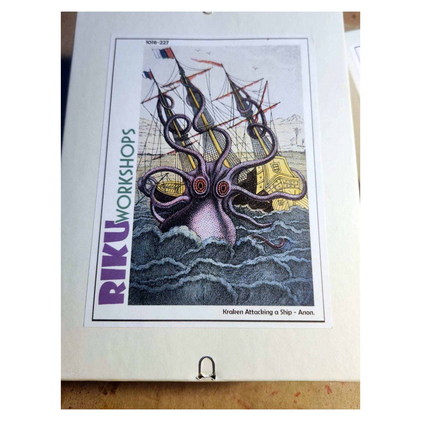 1016-227 Kraken Attacking a Ship
