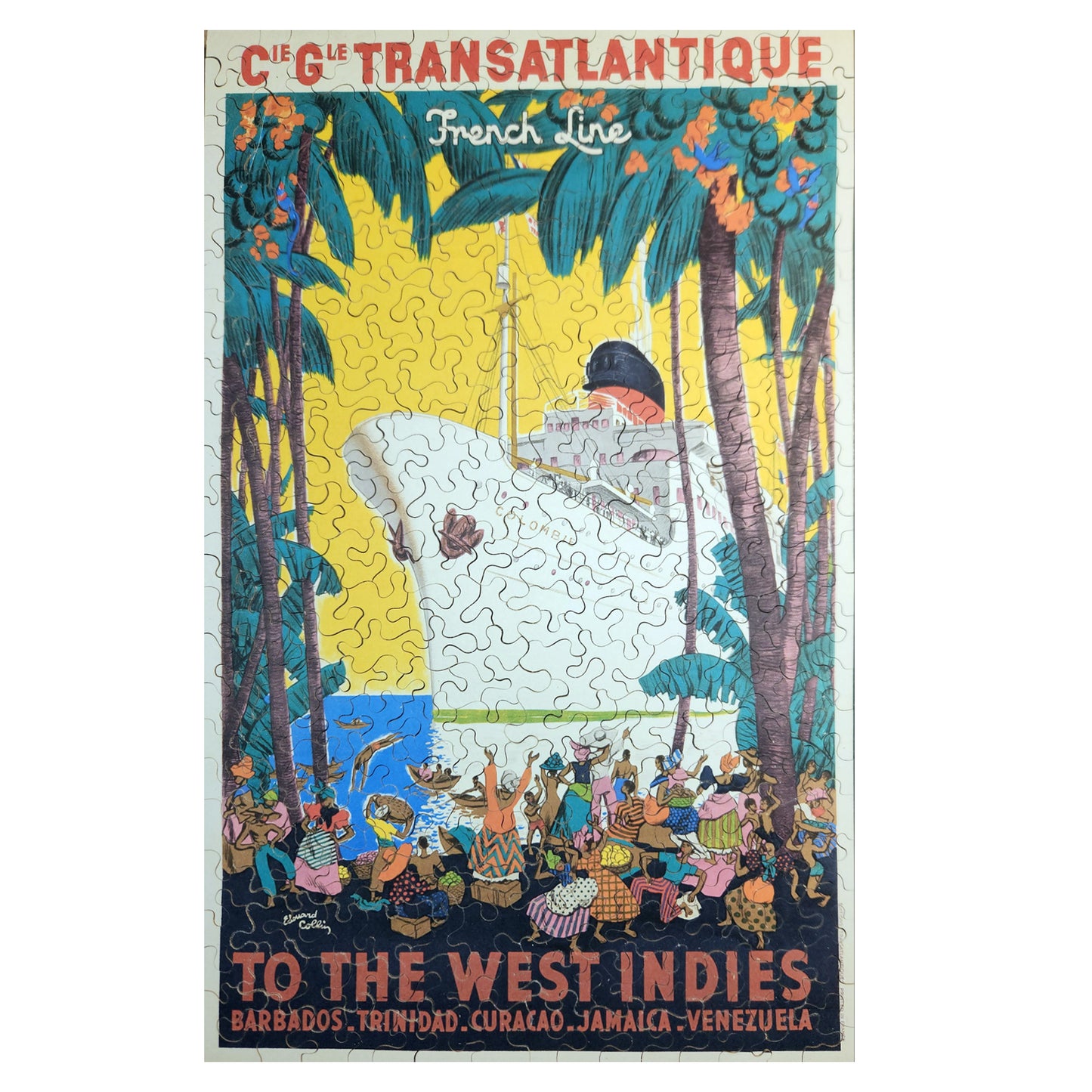 1016-95 CG Transatlantique - To The West Indies