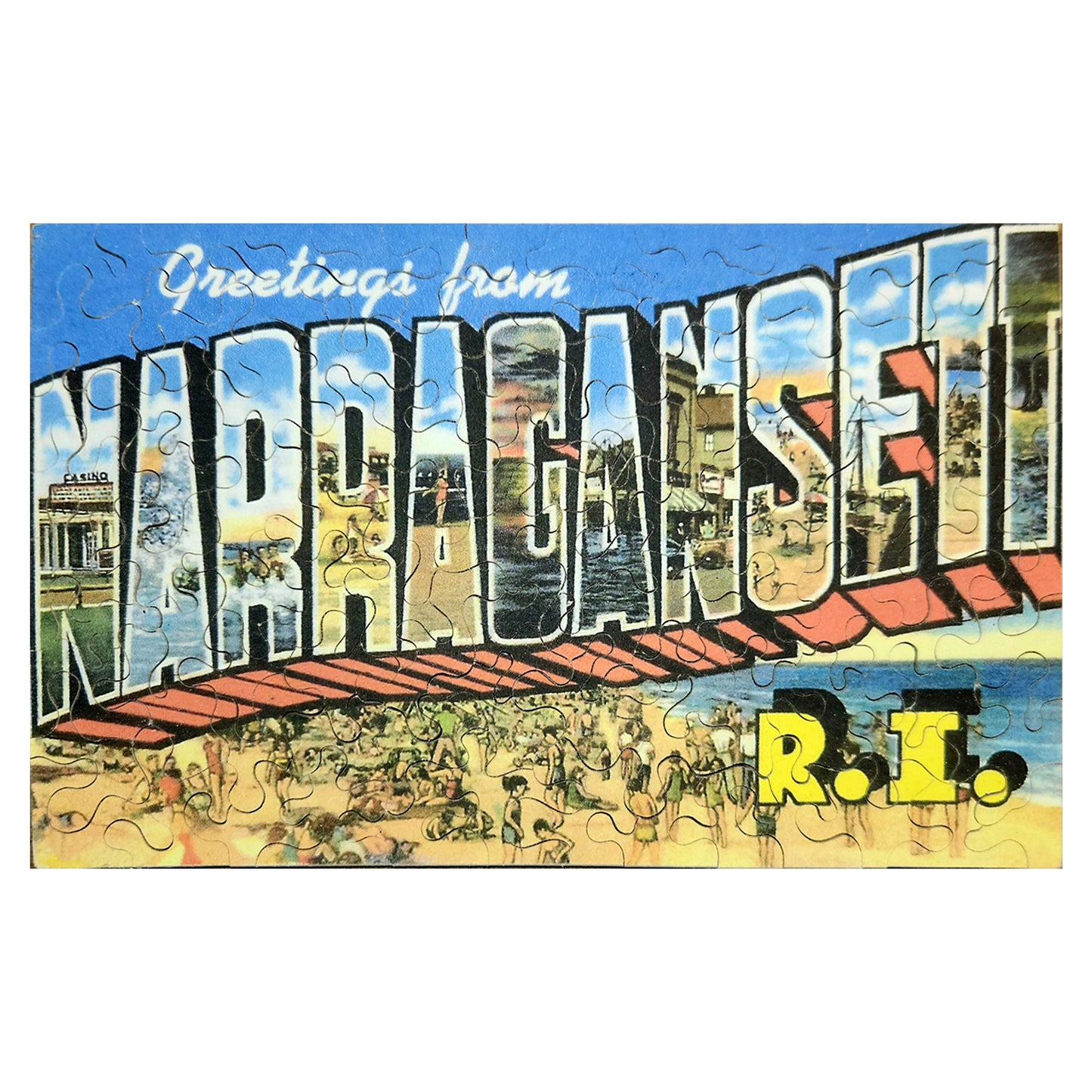 58-01 Greetings From Narragansett, Rhode Island