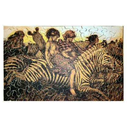 58-04 Women Riding Zebras - Wladyslaw Benda