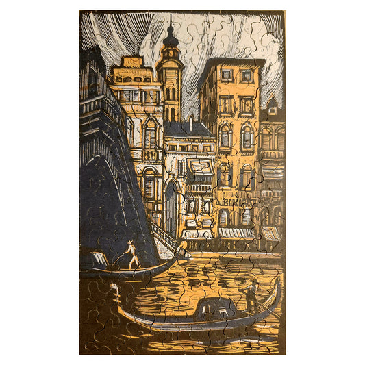610-03 Venice Woodcut