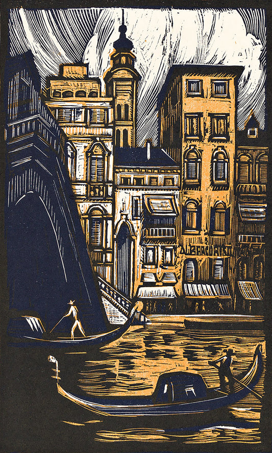 Venice Woodcut