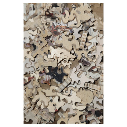 610-05 Aristocratic Family Enjoying Winter Landscape - Karel Ooms, 1885