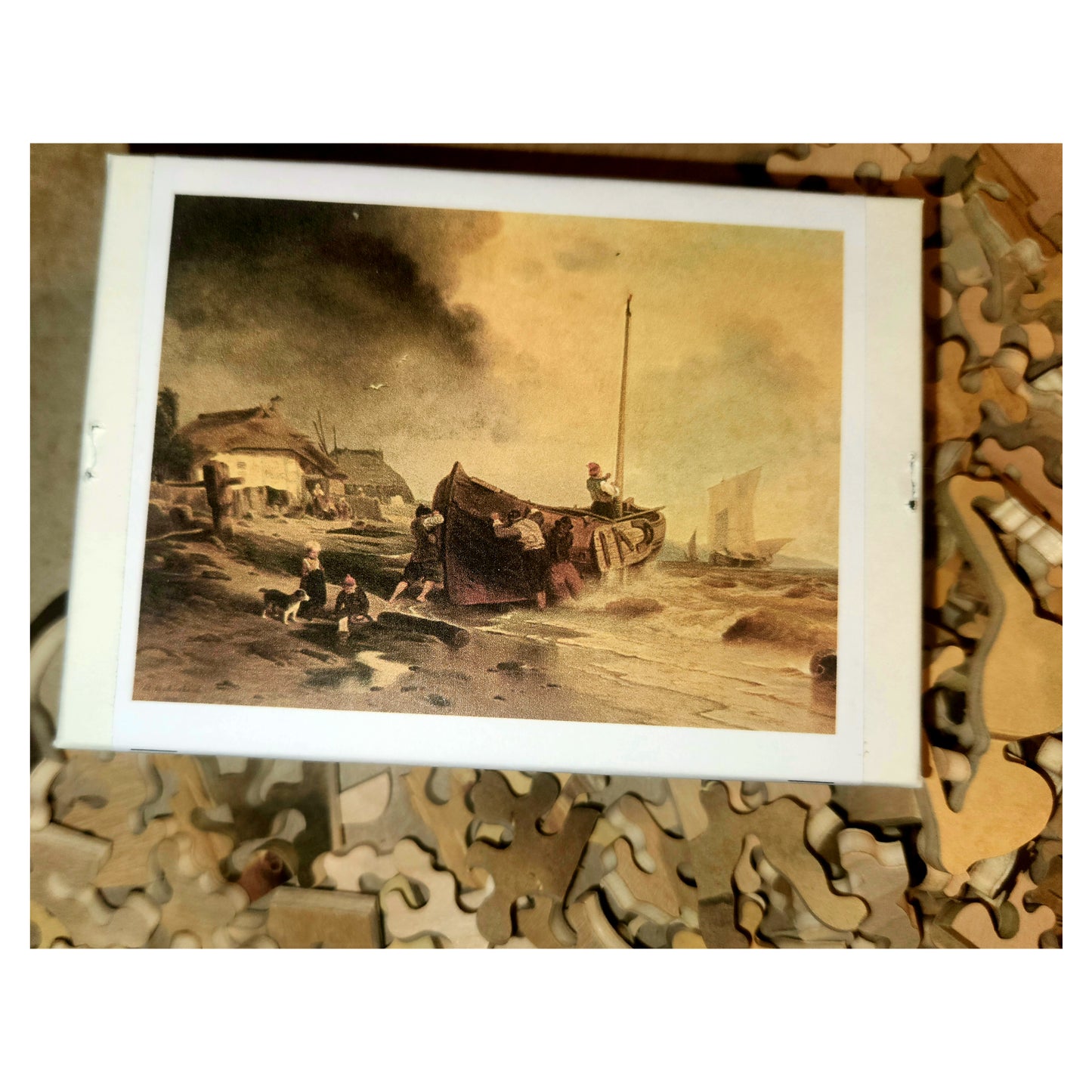 68-10 A Fishing Boat on The Beach - Andreas Achenbach, 1862