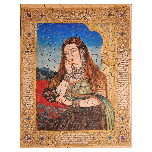 68-13 European Woman in Mughal Costume - Babur