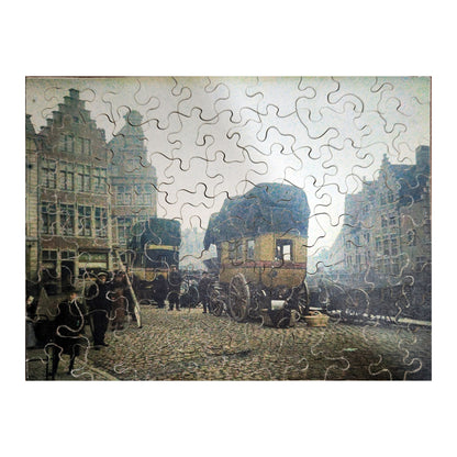 68-186 Stagecoaches at Gent, Belgium 1912