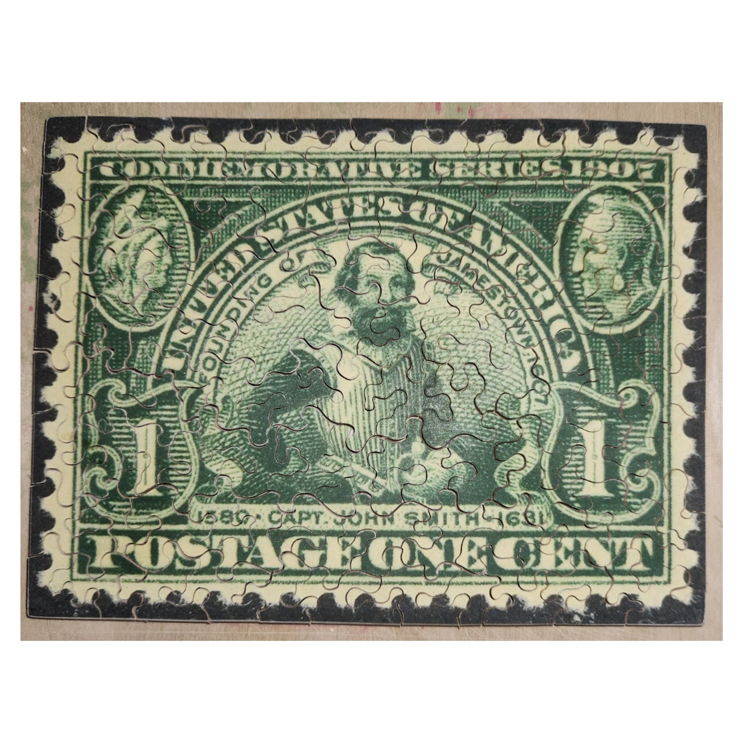 68-238 1907 U.S. Commemorative 1 cent John Smith Stamp