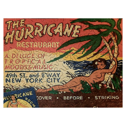 68-259 The Hurricane Restaurant, NYC Matchbook Cover
