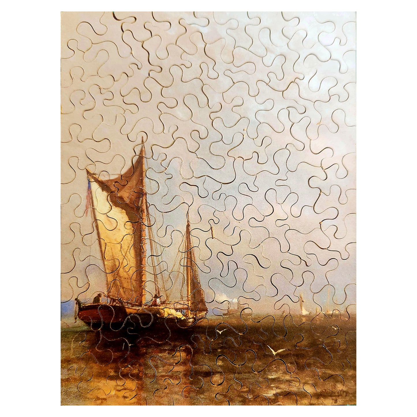 68-724 Sailboats on the Hudson - Arthur Quartley 1878