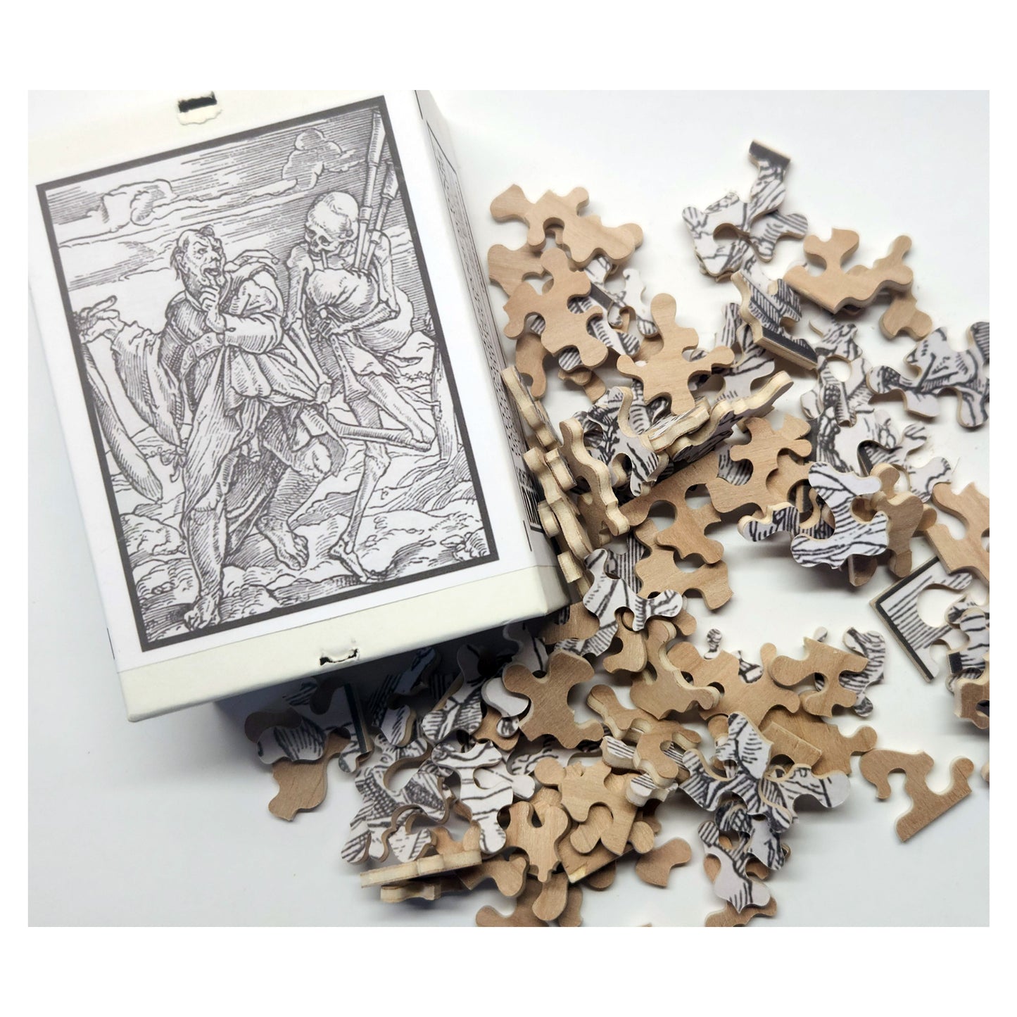 Hans Holbein's Danse Macabre #49: Death and the Fool