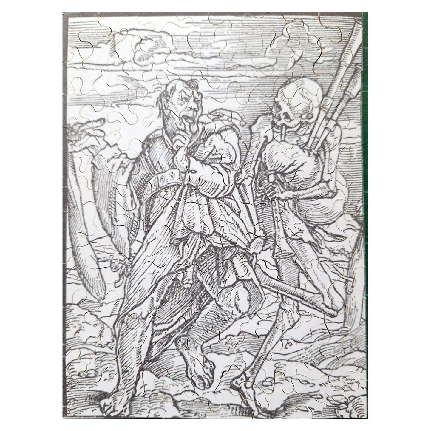 Hans Holbein's Danse Macabre #49: Death and the Fool