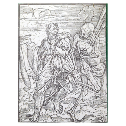 Hans Holbein's Danse Macabre #49: Death and the Fool