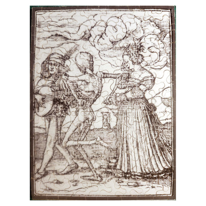 Hans Holbein's Danse Macabre #50: Death and The Young Woman