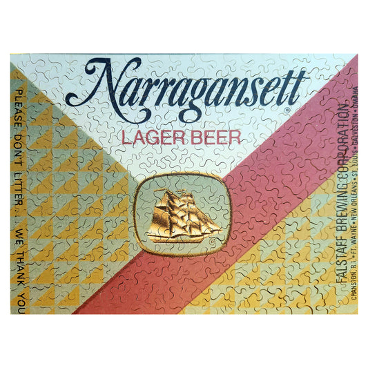 912-286 Narraganset Lager Beer, old label