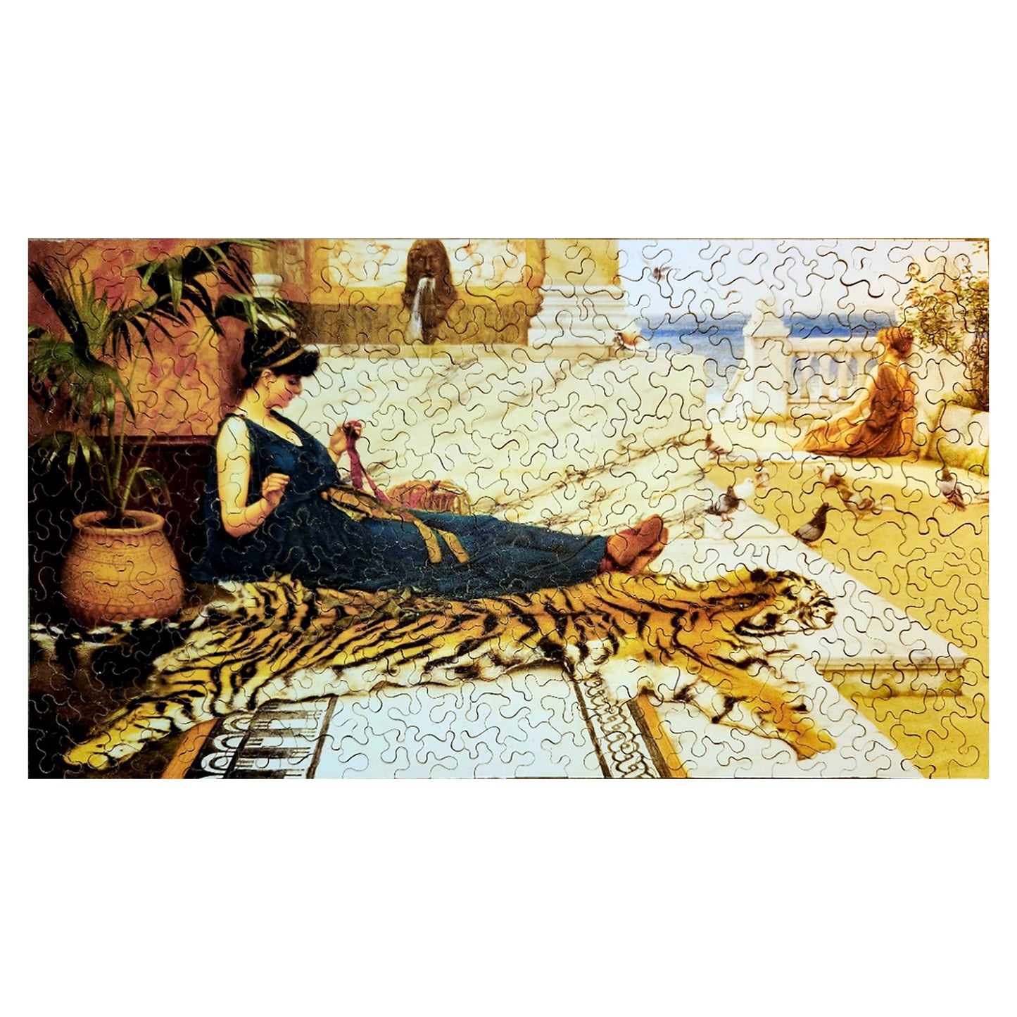 916-132 The Tigerskin - John Wm. Godward, 1889
