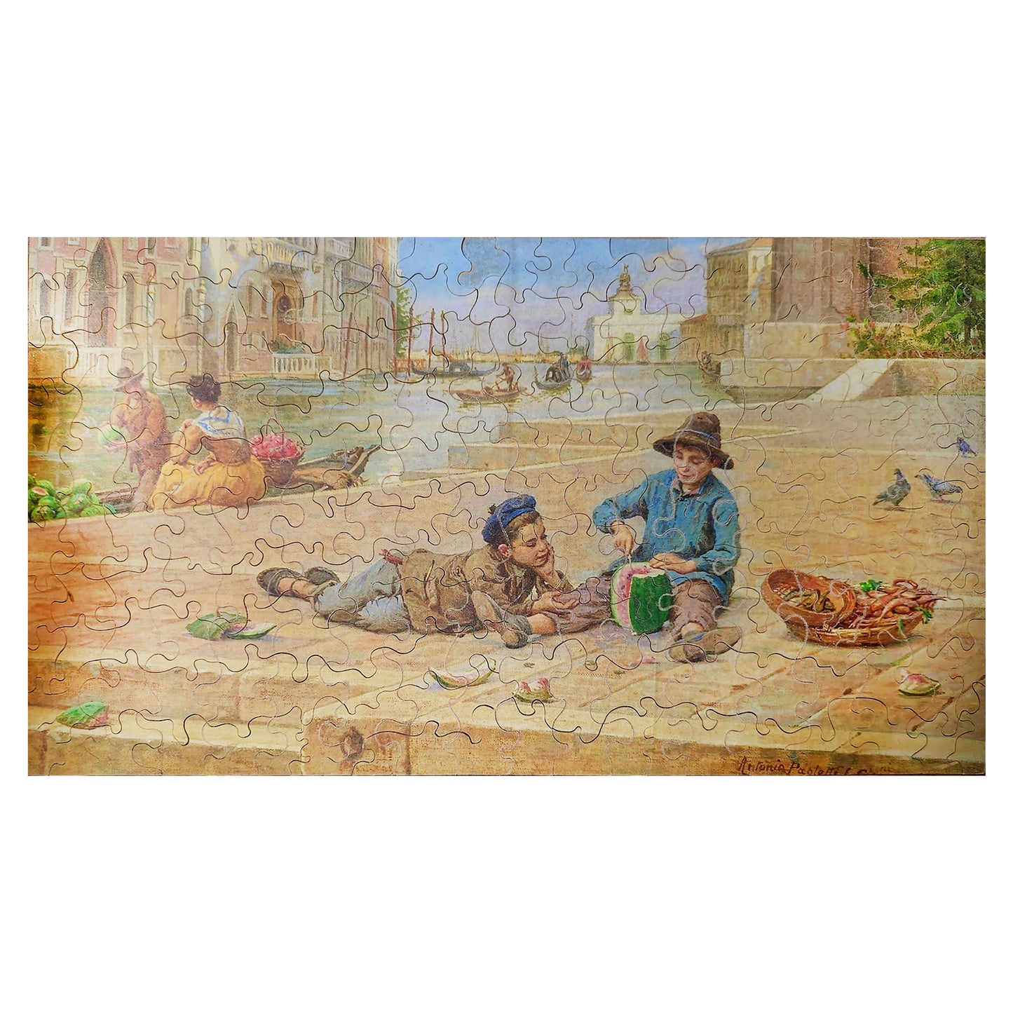 916-80 The Melon Sellers - Antonio Ermalao Paoletti, 1912