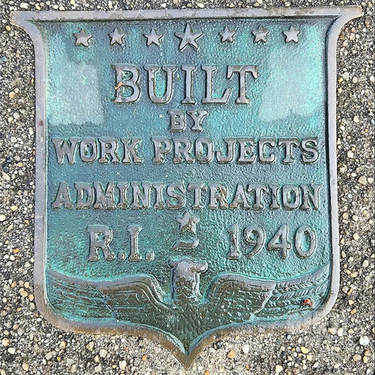 WPA Plaque, Roger Williams Park, Providence RI