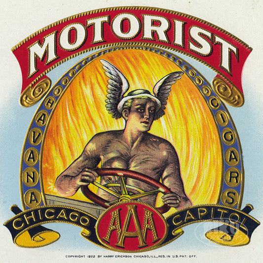 1010-124 Motorist Havana Cigars Chicago AAA Capitol