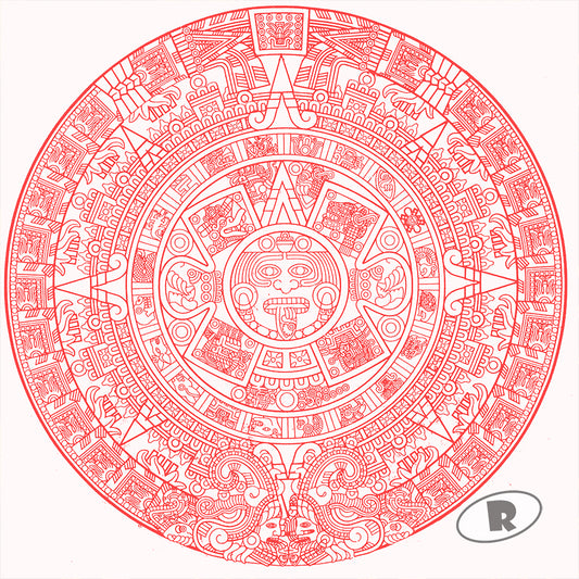 1010-140 Aztec Calendar