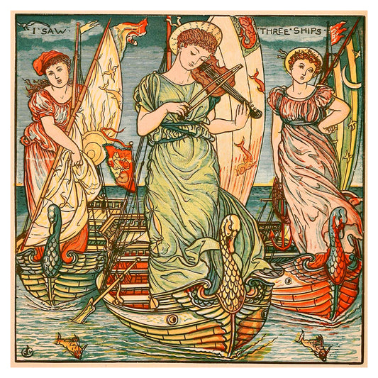 I Saw Three Ships - Walter Crane