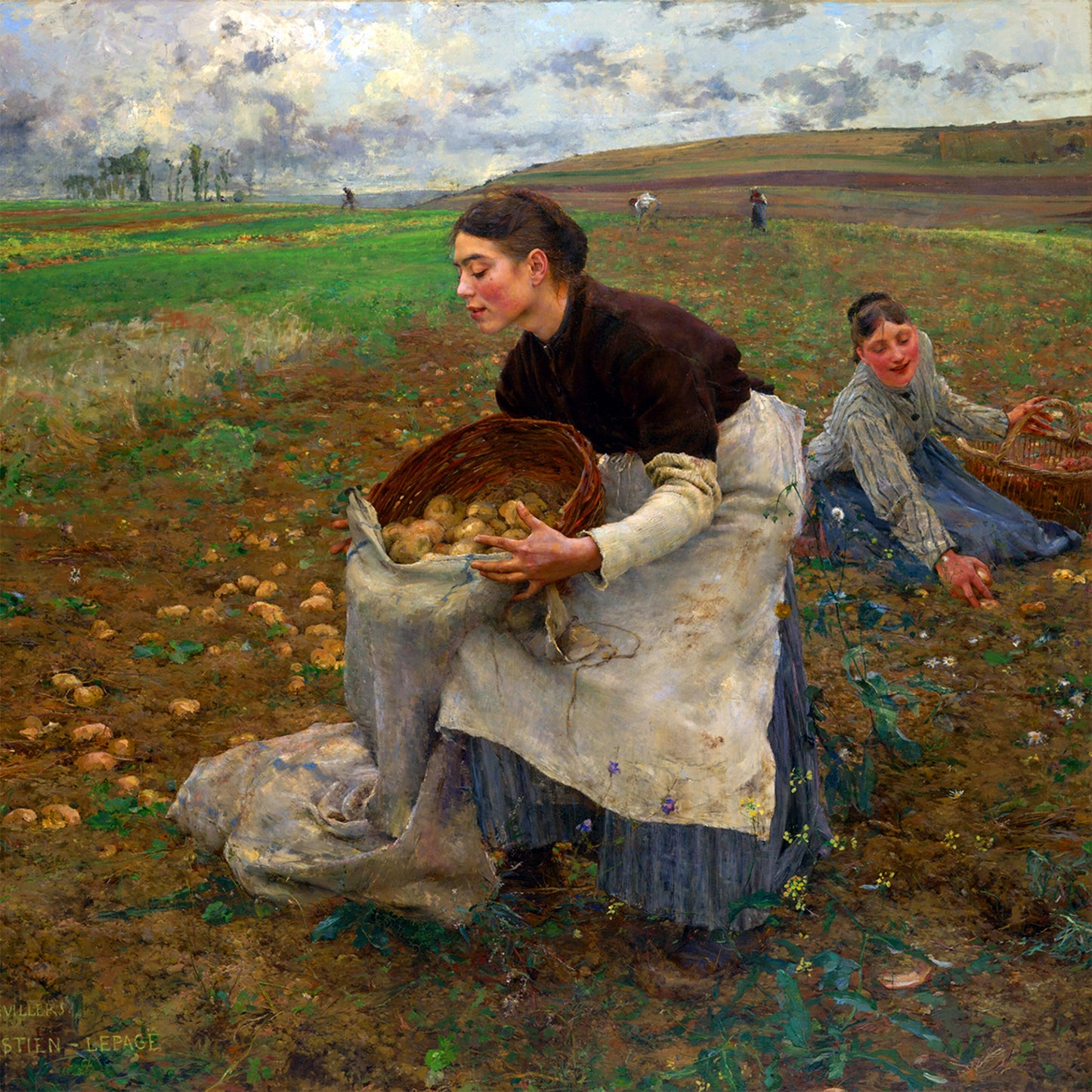 1010-29 Picking Potatoes October 1878 - Jules Bastien-Lepage