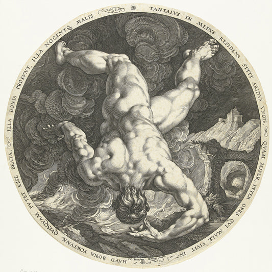 1010-37 Tantalus - Hendrick Goltzius, 1588