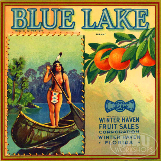 Blue Lake Fruit Crate