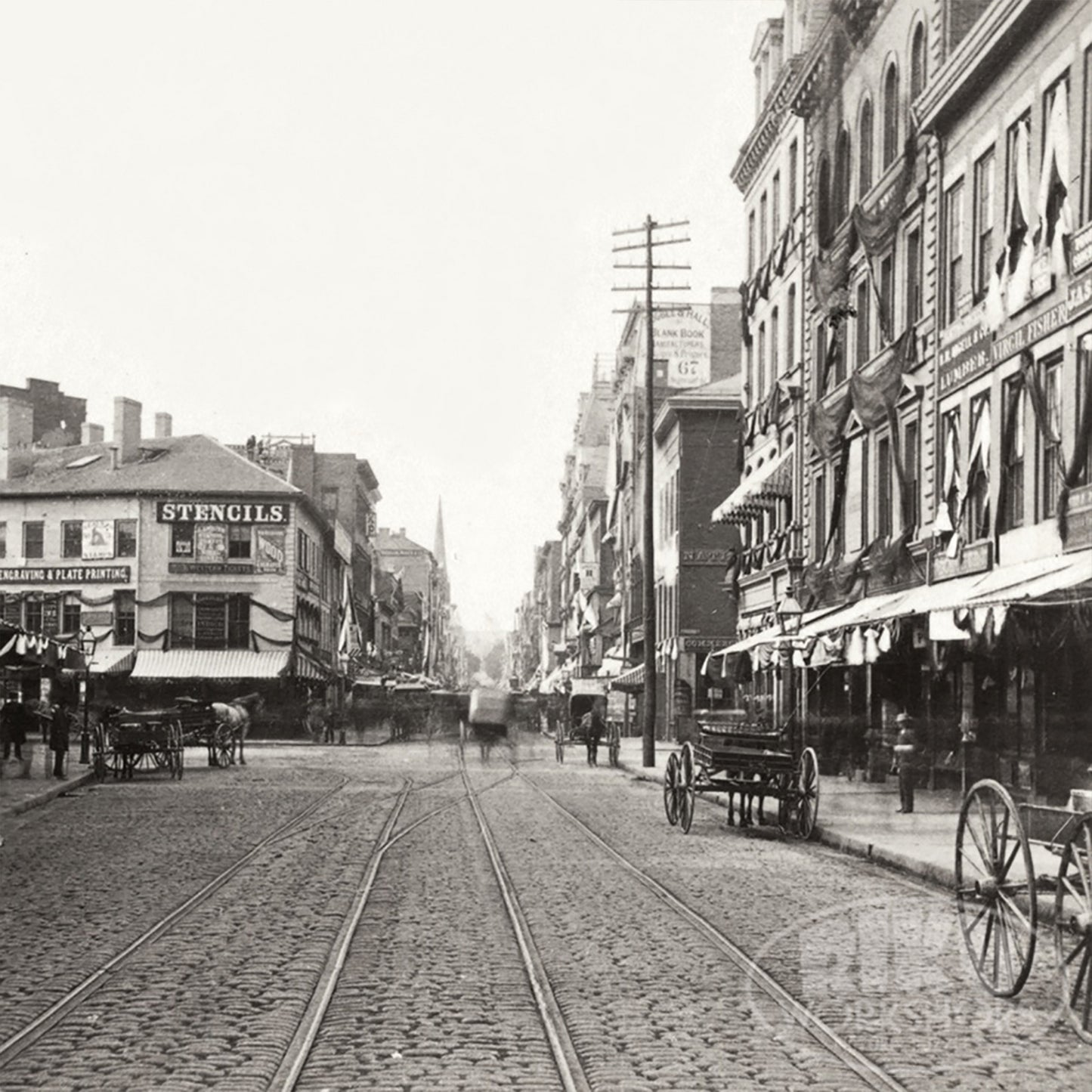 Westminster Street, Providence RI, 1885