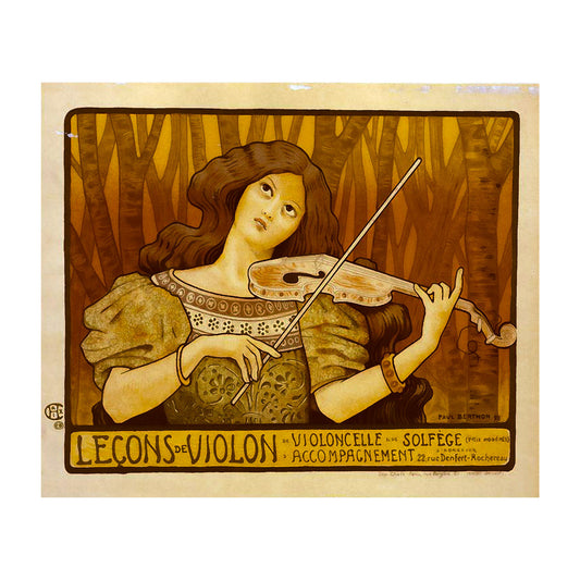 Lecons De Violon - Paul Berthon, 1899