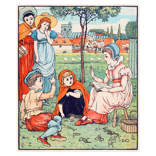 1012-65 Wooden Letters - Walter Crane