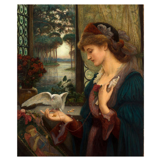 1012-75 Love's Messenger - Marie Spartali Stillman