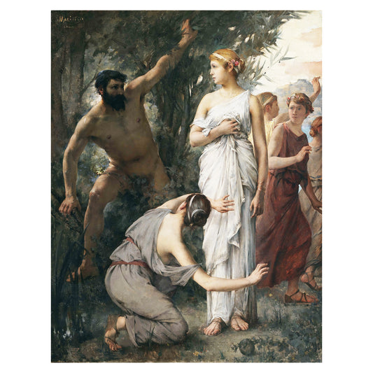 1013-36 Ulysees and Nausicaa - Marioton Jean Alfred, 1888