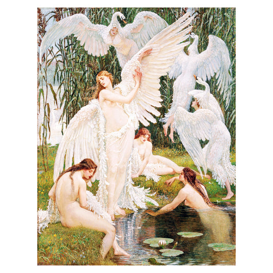 1013-48 The Swan Maidens - Walter Crane, 1894