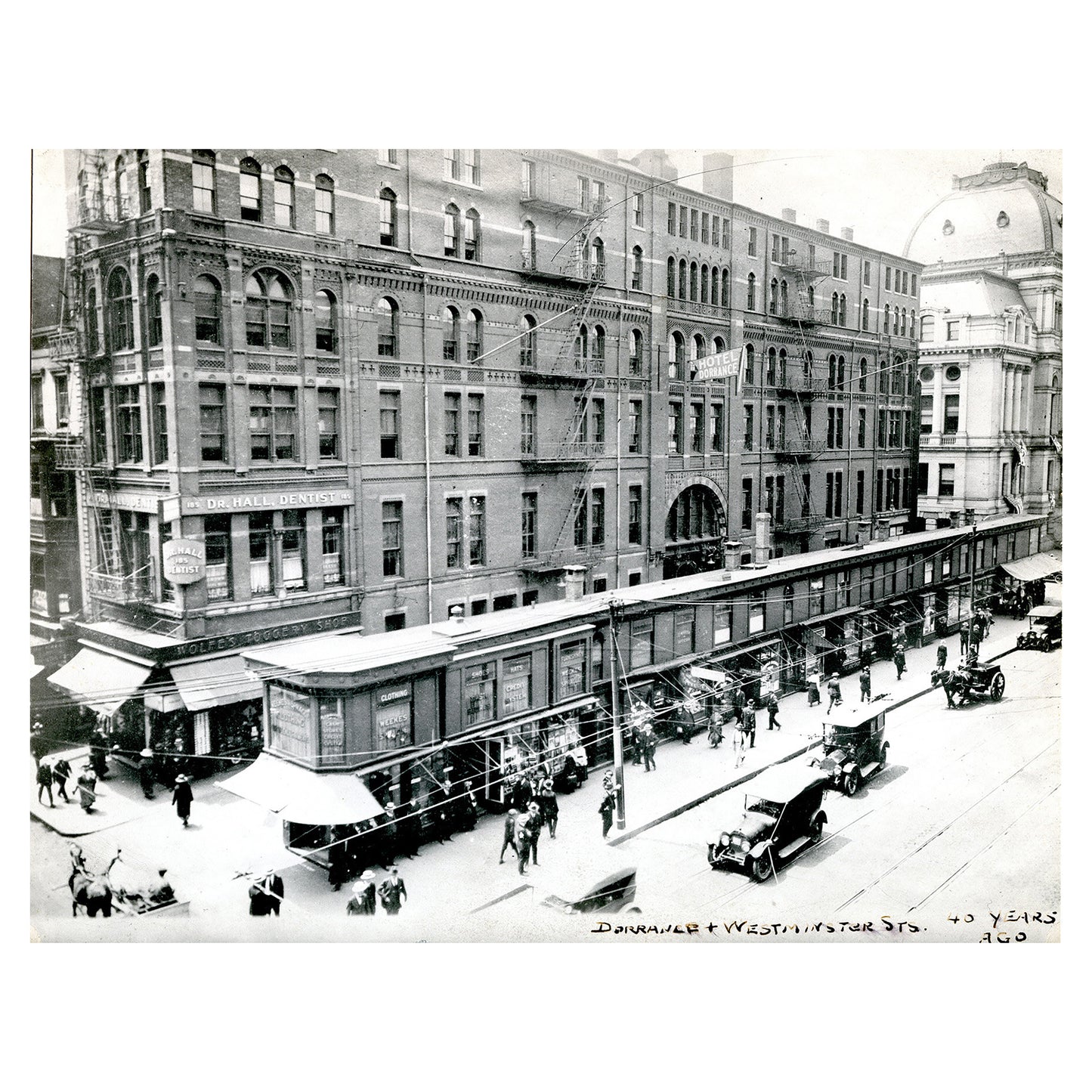 The Hotel Dorrance - Providence RI, 1920's