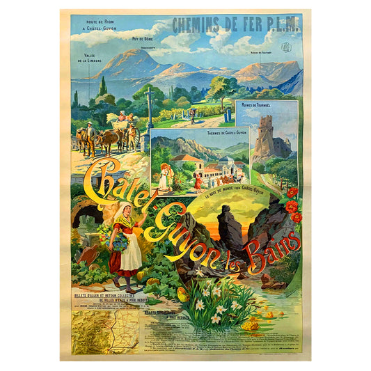 1014-105 Chemins De Fer PLM - Chatel Guyon Les Bains